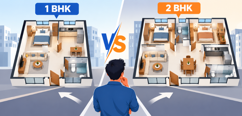 1 BHK vs 2 BHK in Vadapalani: Which One Is Right for You?